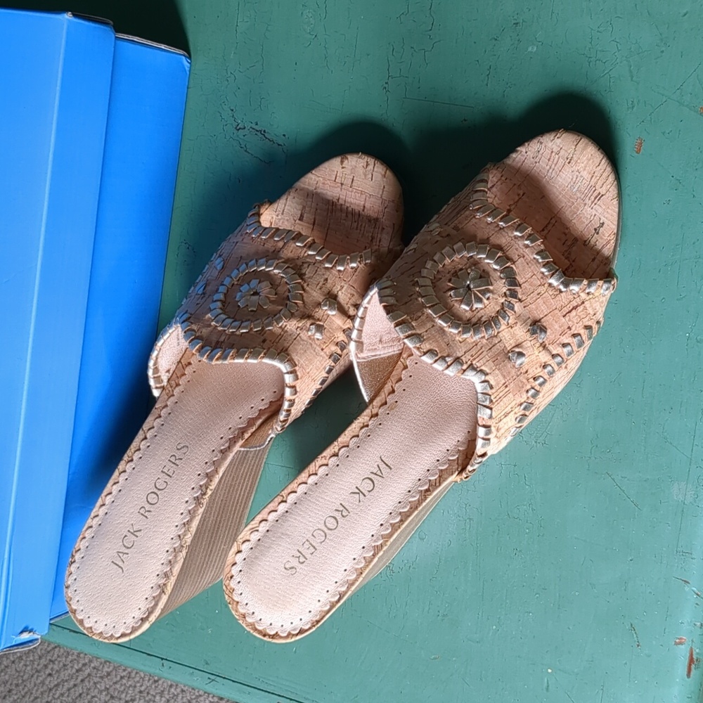 Jack Rogers Thompson Cork Wedge